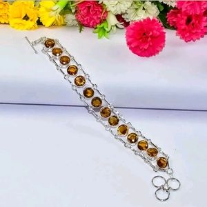 GENUINE CITRINE BRACELET